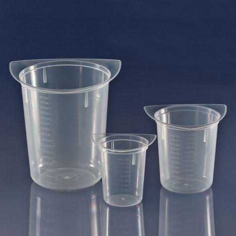 Beaker, Three Corner, Clarified PP, 400mL-3633