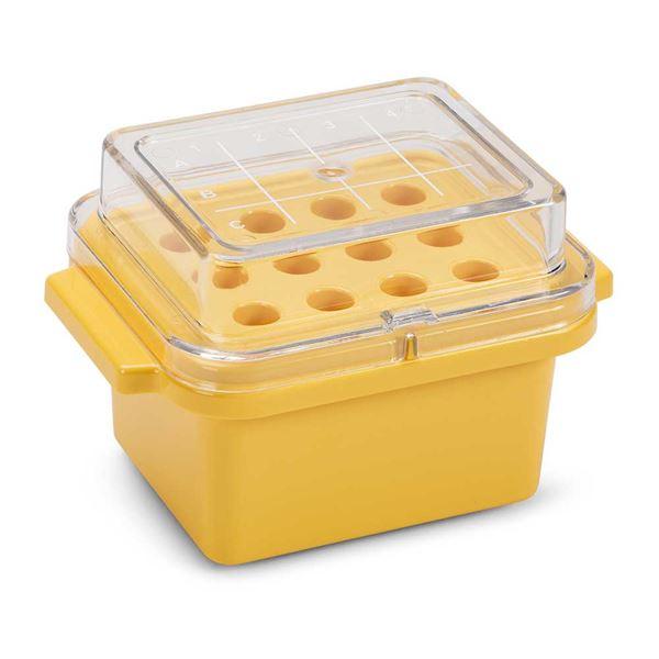 Mini Cooler, -20°C, 12-Place (3x4) for 1.5mL Tubes, Yellow-454021