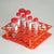 Rack, for 15mL and 50mL Centrifuge Tubes, ABS, Orange, 5/Pack-456930-5