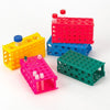 TUFFBLOK Tube Rack, 4-Way, Link Together, Orange, 5/Pack-456940N