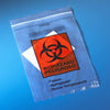 Bag, Biohazard Specimen Transport, 6" x 10", Zipper Closure 100/Pack, 5 Packs/Unit-4922