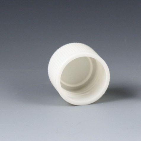 Cap, Screw, for False Bottom Tubes with Threads, White-5528