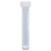 Transport Tube, 10mL, with Attached White Screw Cap, STERILE, Conical Bottom, Self-Standing-6102S