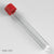 Test Tube with Attached Red Screw Cap, 16 x 120mm (15mL), PS, STERILE, Wrapped-6157