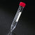 Centrifuge Tube, 15mL, Separate Red Screw Cap, Acrylic, Printed Graduations-6267