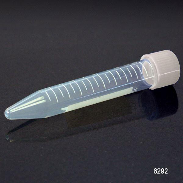 Centrifuge Tube, 10mL, with Separate Natural PP Screw Cap packed 500/Bag, 2 Bags/Unit-6292