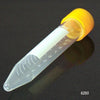 Centrifuge Tube, 10mL, with Attached Yellow PP Screw Cap, 100/Bag, 10 Bags/Unit-6293
