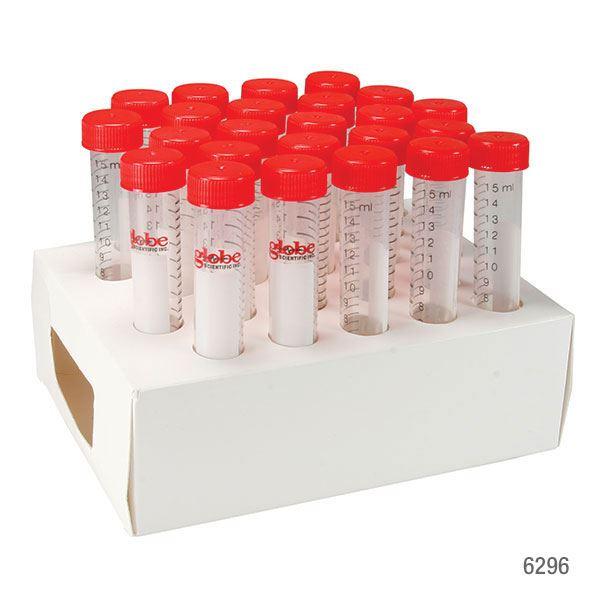 Diamond MAX Centrifuge Tube, 15mL, 25/Cardboard Rack, 20 Racks/Unit-6296
