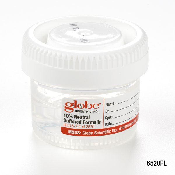 Pre-Filled Container with Click Close Lid: Tite-Rite, 40mL (1.34oz), 24/Box, 4 Boxes/Unit-6520FL