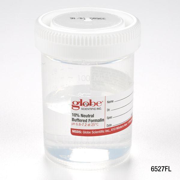Pre-Filled Container with Click Close Lid: Tite-Rite, 120mL (4oz), 24/Box, 4 Boxes/Unit-6527FL