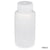 Bottle, Wide Mouth Bottle, Attached PP Screw Cap, 250mL, 12/Pack-7000250