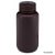 Bottle, Wide Mouth, HDPE Bottle, Attached PP Screw Cap, Amber, 250mL, 12/Pack-7010250AM