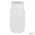 Bottle, Wide Mouth, LDPE Bottle, Attached PP Screw Cap, 125mL, 12/Pack-7020125