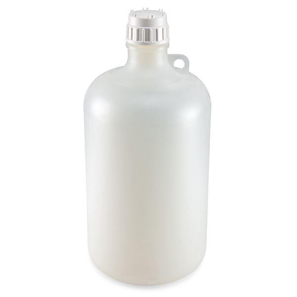 Bottle, Narrow Mouth Bottle, Attached PP Screw Cap, 8 Litres (2 Gallons)-7058000