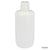 Bottle, Narrow Mouth, HDPE Bottle, Attached PP Screw Cap, 1000mL, 6/Pack-7061000