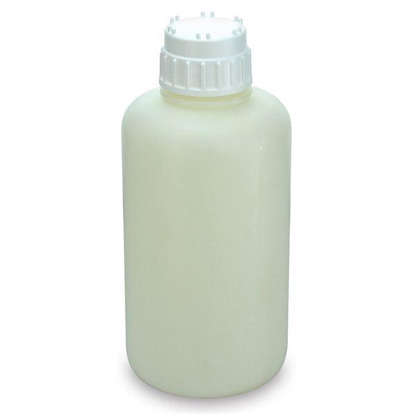 Vacuum Bottle, Narrow Mouth, Heavy Duty HDPE Bottle, White PP 53mm Screw Cap, 2 Litres, 2/Pack-7092000