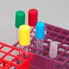 Diamond Culture Tube Cap for 20mm Glass Culture Tubes, Blue, 100/Bag, 5 Bags/Carton-118156B