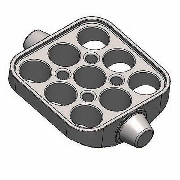 Buckets, for use with GCC-MP-SWING Rotor, 4 each for 36 x 3mL and 7mL tubes-GCC-MP-SWING-7ML36