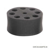 Tube Holder, Foam, GVM Series Vortex Mixers, 8-Place, for 20mm Tubes-GVM-AS-ADAPT8-20