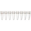 0.2mL 8-Strip Tubes, No Caps, Natural-PCR-02S