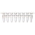 0.1mL 8-Strip Tubes, Low Profile, White-PCR-STR-01FW