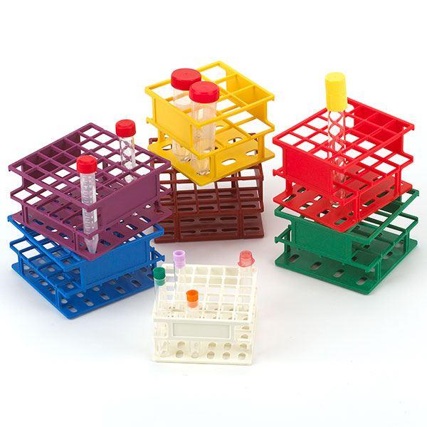 Wireless Tube Rack, 13mm, Half Size: 36-Place, Nylon, Blue-456445B