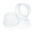 Snap Cap, Translucent Clear, PE, for, 16mm Glass and Evacuated tubes, 1000/Bag - 113144C