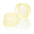 Snap Cap, Translucent Yellow, PE, for, 16mm Glass and Evacuated tubes, 1000/Bag - 113144Y