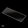 White glass slide, plain, beveled edge, clip corner,72/bx, 1440/Cs - 1384-10