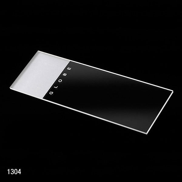 Microscope slide, frosted, beveled edge, clip corner,72/bx, 144/Box - 1334-144