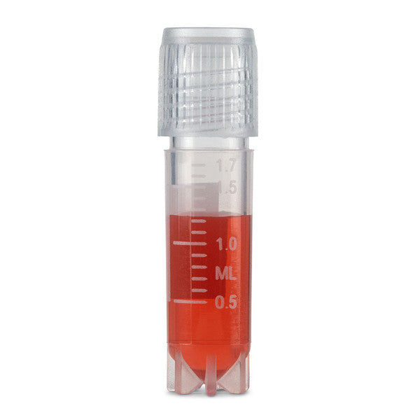 Diamond Essentials Cryogenic Vials,2.0ml, Strl, Ext Threads, A-SC, CB, SS, PG, WS, 500/Cs - 3030-2S