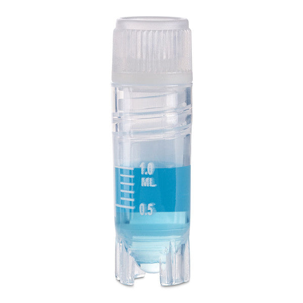 Cryogenic Vials, 1.0ml, Strl, Int Threads, A-SC w O-ring seal, CB, SS, PG, WS, 500/Cs - 3034-1