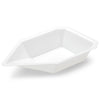 Weighing Vessel, Flat Bottom, Antistatic, PS, White, 240ml, 250/Box - 3629