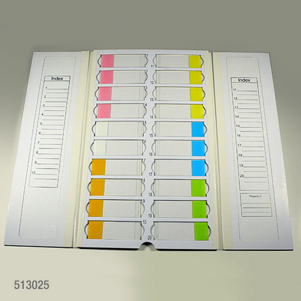 Slide folder, cardboard, for 20 slides - 513026