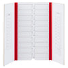 Slide folder, cardboard, for 20 slides, red - 513025R