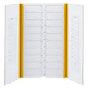 Slide folder, cardboard, for 20 slides, yellow - 513025Y