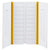 Slide folder, cardboard, for 20 slides, yellow - 513025Y