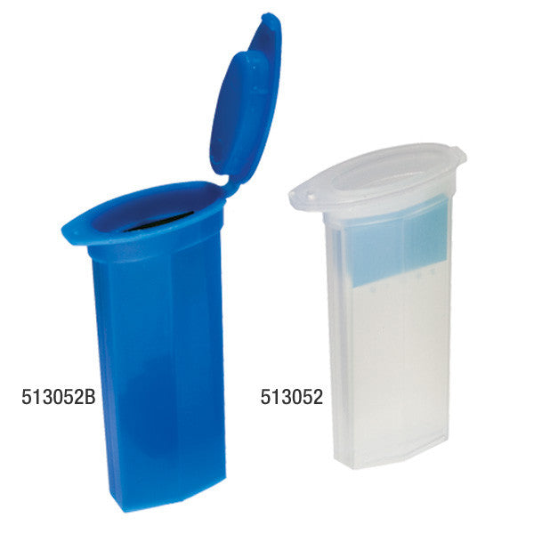 Slide mailer, flip top, PP, blue, for 2 slides, 1000/Cs - 513052B