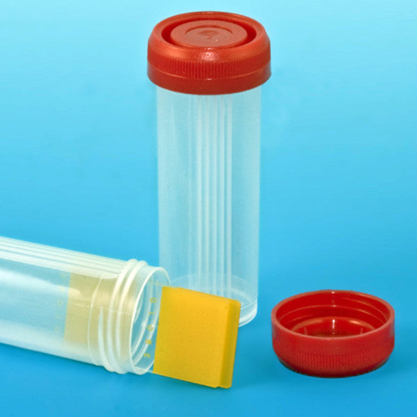 Slide mailer, red screwcap, PP, for 4 slides, 500/Cs - 513068