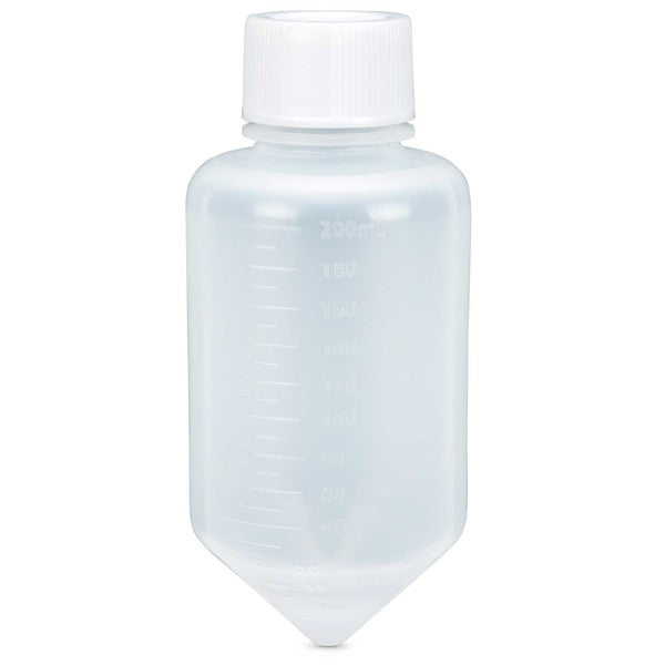 Centrifuge tube, 225ml, STERILE, PP, attached screwcap, 6/Bag - 6334
