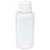 Vacuum Bottle, Heavy Duty, PP, 1 Liter, White PP 53mm Screw Cap, 100/Cs - 7081000