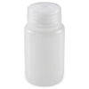 Bottle, Wide Mouth, Round, HDPE, 120mL, Bulk Packed, Bottles and Caps Separate, 500/Cs - 7510125BKS