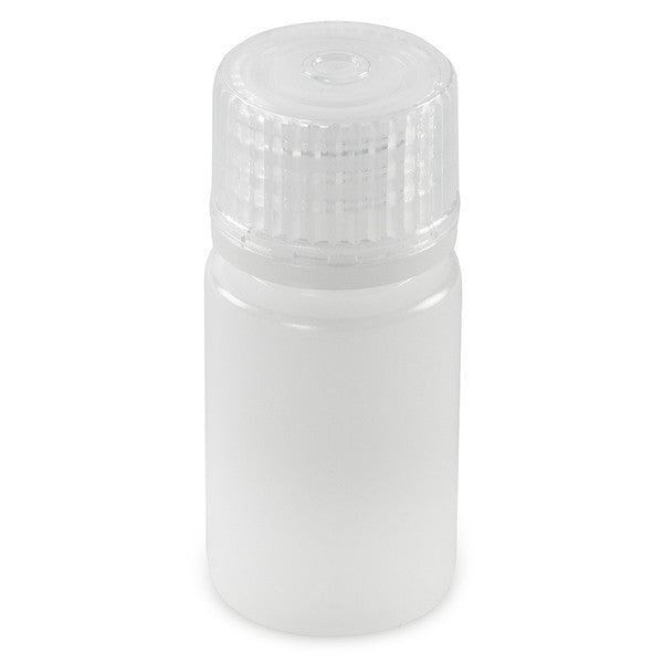 Bottle, Narrow Mouth, Round, HDPE, 15mL, Bulk Packed, Bottles and Caps Separate, 200/CS - 7560015BKS