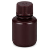 Bottle, Amber Narrow Mouth,Rnd,HDPE,30mL, Bulk Packed, Bottles and Caps Separate, 1000/Cs - 7560030AMBKS