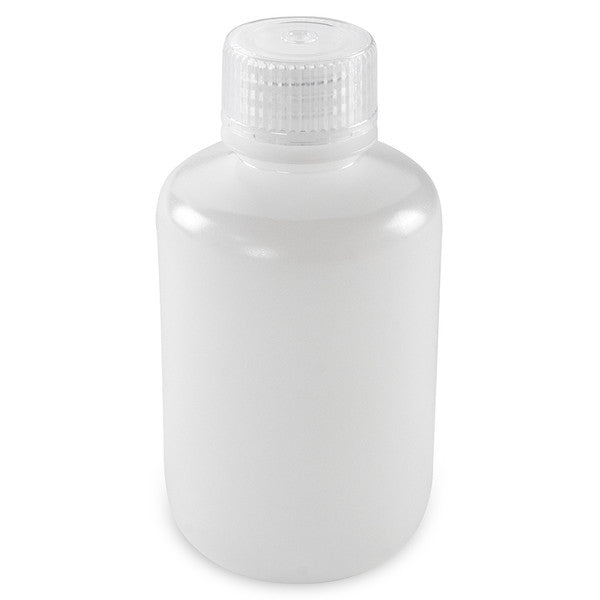 Bottle, Narrow Mouth, Round, HDPE, 125mL, Bulk Packed, Bottles and Caps Separate, 500/Cs - 7560125BKS