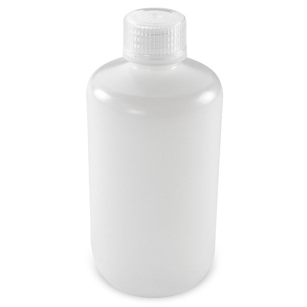 Bottle, Narrow Mouth, Round, HDPE, 250mL, Bulk Packed, Bottles and Caps Separate, 250/CS - 7560250BKS