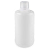 Bottle, Narrow Mouth, Round, HDPE,1000mL, Bulk Packed, Bottles and Caps Separate, 50/CS - 7561000BKS