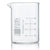 Beaker, Globe Glass, 50mL, ASTM E960, Low Form Griffin Style, Dual Graduations, 12/Box - 8010050