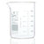Beaker, Globe Glass, 600mL, Low Form, Heavy Duty, Dual Graduations, ASTM E960, 6/Box - 8020600
