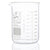 Beaker, Globe Glass, 2000mL, Low Form, Heavy Duty, Dual Graduations, ASTM E960, 4/Box - 8022000